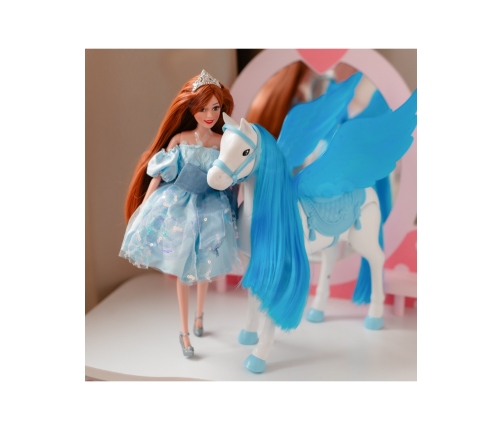 WOOPIE ROYAL Lalka Emi w Błękitnej Sukience Tiulowej