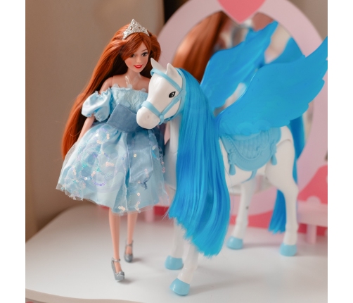 WOOPIE ROYAL Lalka Emi w Błękitnej Sukience Tiulowej