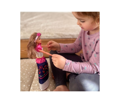 WOOPIE ROYAL Lalki Kobiety Świata Lily Meksykanka Tradycyjny Strój Kwietny Wzór