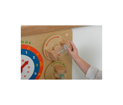 MASTERKIDZ Nauka O Czasie Czytanie Godziny - Tablica Edukacyjna