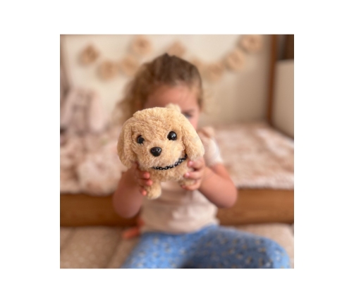 WOOPIE Piesek Interaktywny Pluszak z Kością Bichon Golden Retriever