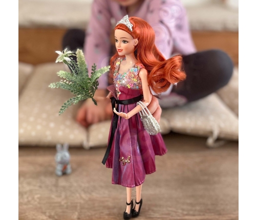 WOOPIE ROYAL Lalka Emi Style Fashion 32 cm - Stylowa Księżniczka w Różowej Sukni + Akcesoria