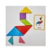 TOOKY TOY Drewniane Puzzle Tangram Układanka