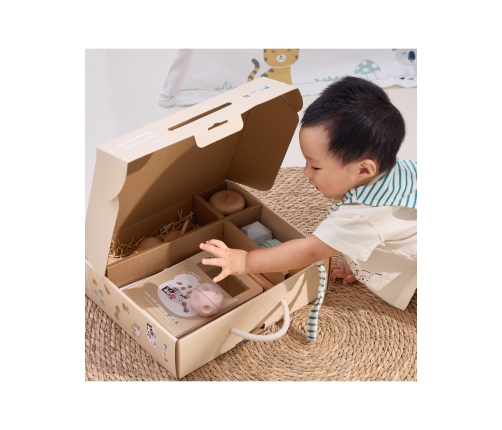 VIGA Zestaw Zabawek Edukacyjnych Pudełko Box od urodzenia do 6 miesiąca