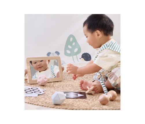 VIGA Zestaw Zabawek Edukacyjnych Pudełko Box od urodzenia do 6 miesiąca