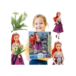 WOOPIE ROYAL Lalka Emi Style Fashion 32 cm - Stylowa Księżniczka w Różowej Sukni + Akcesoria