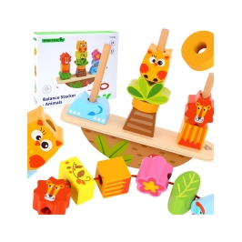 TOOKY TOY Układanka Balansująca Zwierzęta