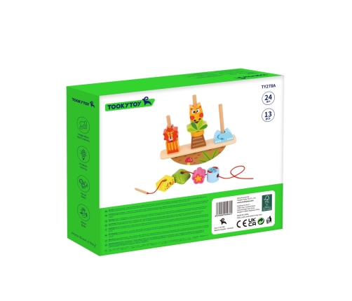 TOOKY TOY Układanka Balansująca Zwierzęta
