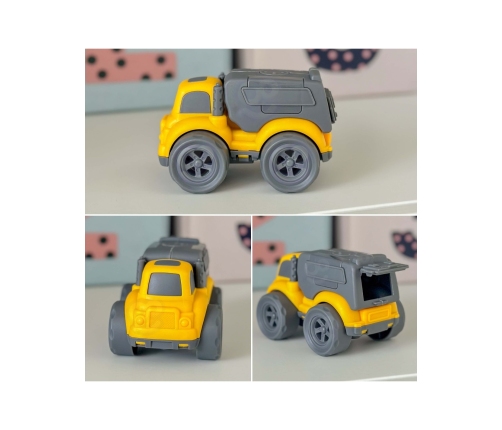 WOOPIE Laweta Zestaw 4w1 Pojazdy Budowlane