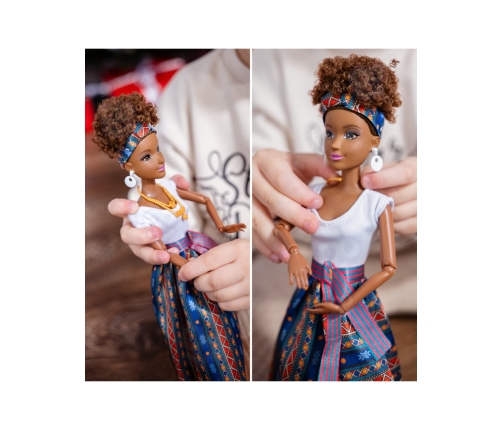 WOOPIE ROYAL Lalka Lili Mulatka w Eleganckiej Sukni