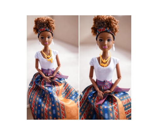 WOOPIE ROYAL Lalka Lili Mulatka w Eleganckiej Sukni