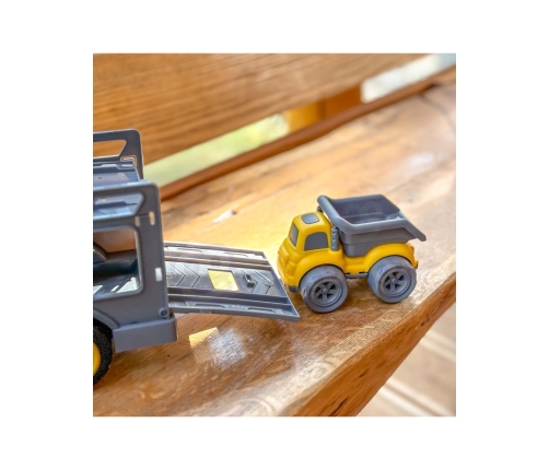 WOOPIE Laweta Zestaw 4w1 Pojazdy Budowlane