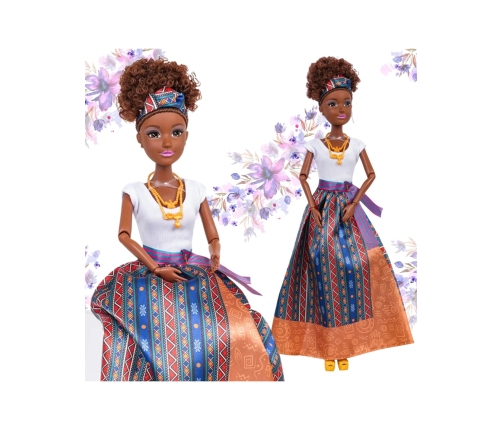 WOOPIE ROYAL Lalka Lili Mulatka w Eleganckiej Sukni