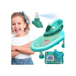 WOOPIE Zestaw do Prasowania 2w1 Deska Żelazko + Kosz na Pranie 6 el.