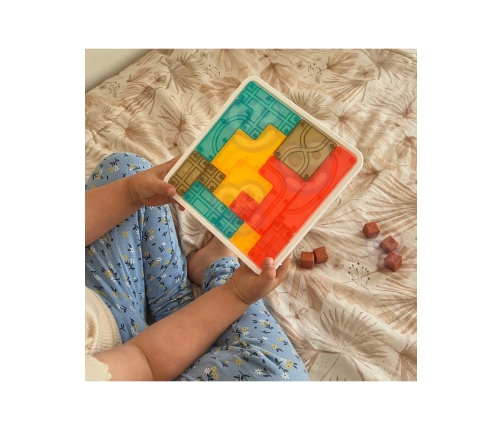 WOOPIE Gra Planszowa Logiczna Kreatywna Układanka Przestrzenna