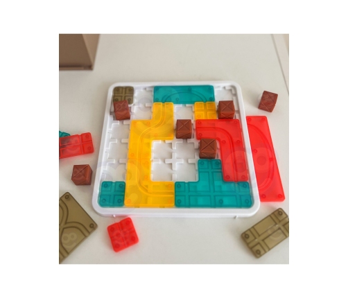 WOOPIE Gra Planszowa Logiczna Kreatywna Układanka Przestrzenna