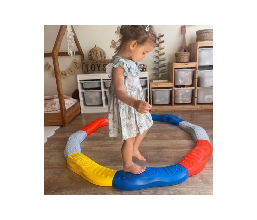 WOOPIE Równoważnia Modułowa Tor Ścieżka Sensoryczna Okrąg