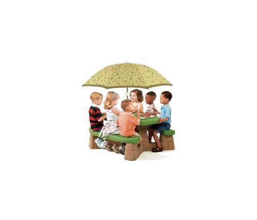 STEP2 Stół - Stolik piknikowy z parasolem