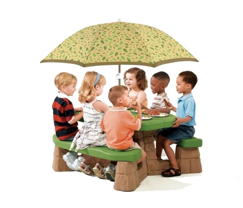 STEP2 Stół - Stolik piknikowy z parasolem