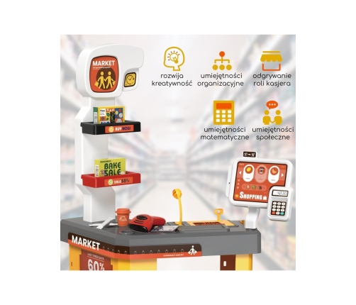 WOOPIE Interaktywny  Super Market dla Dzieci Akcesoria