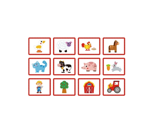 TOOKY TOY Układanka Magnetyczna Farma Puzzle