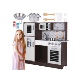 TOOKY TOY Kuchnia Drewniana Nowoczesna Akcesoria