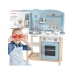 VIGA PolarB Drewniana Kuchnia z Akcesoriami Silver - Blue