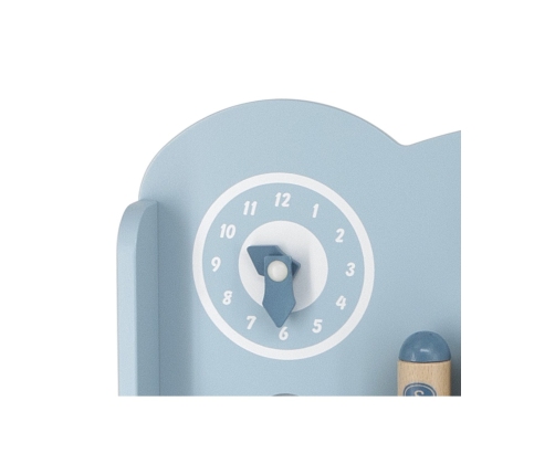 VIGA PolarB Drewniana Kuchnia z Akcesoriami Silver - Blue