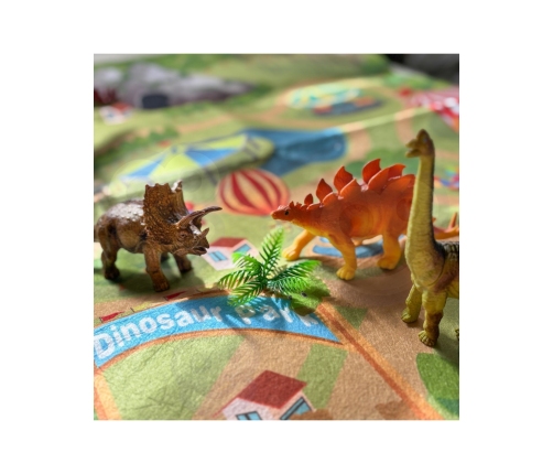 WOOPIE Zestaw Figurki Dinozaury 16 el. + Mata + Kuferek