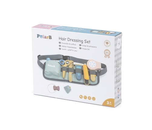 VIGA PolarB Drewniany Zestaw Fryzjerski Pas z Narzędziami