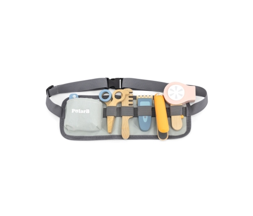 VIGA PolarB Drewniany Zestaw Fryzjerski Pas z Narzędziami