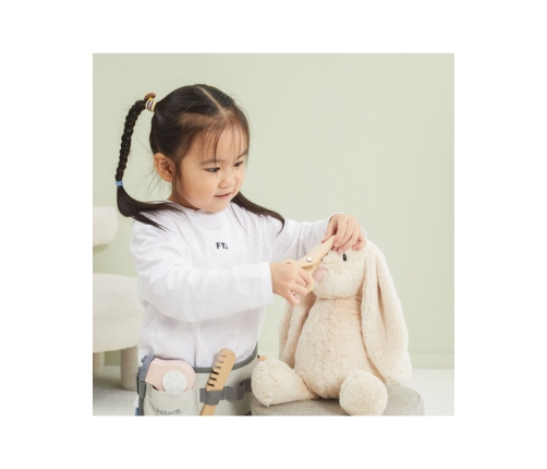 VIGA PolarB Drewniany Zestaw Fryzjerski Pas z Narzędziami