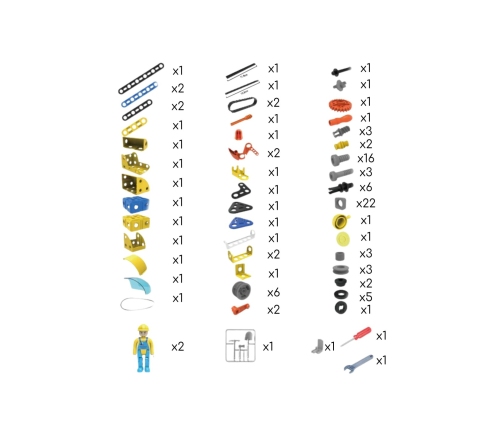 WOOPIE Klocki Konstrukcyjne Zbuduj Pojazdy Budowlane 8 Modeli STEAM