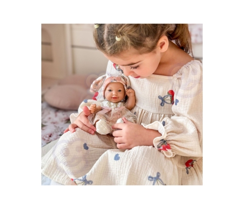 WOOPIE ROYAL Lalka Bobas 24 cm w Sukience i Czapeczce Króliczka