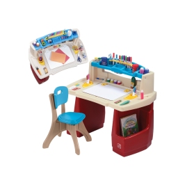 Step2 Biurko z Krzesełkiem Kącik plastyczny edukacyjny Delux