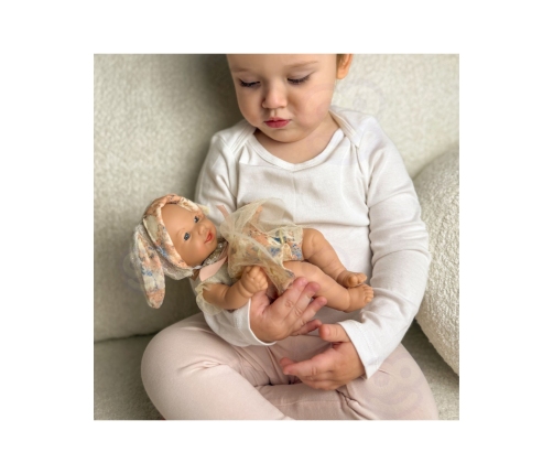 WOOPIE ROYAL Lalka Bobas 24 cm w Sukience i Czapeczce Króliczka