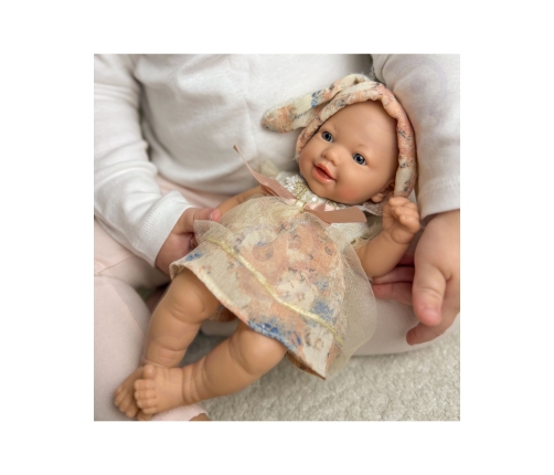 WOOPIE ROYAL Lalka Bobas 24 cm w Sukience i Czapeczce Króliczka