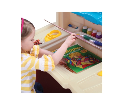 Step2 Biurko z Krzesełkiem Kącik plastyczny edukacyjny Delux