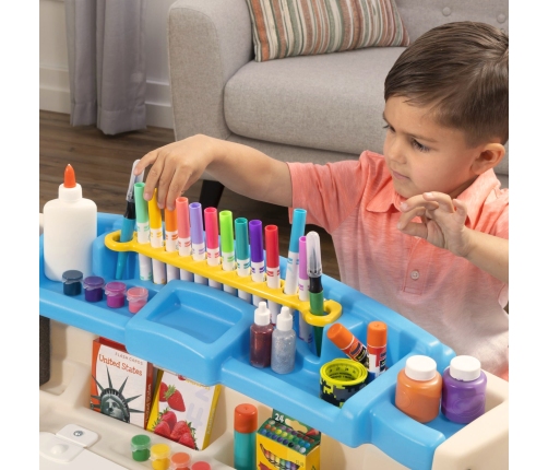 Step2 Biurko z Krzesełkiem Kącik plastyczny edukacyjny Delux