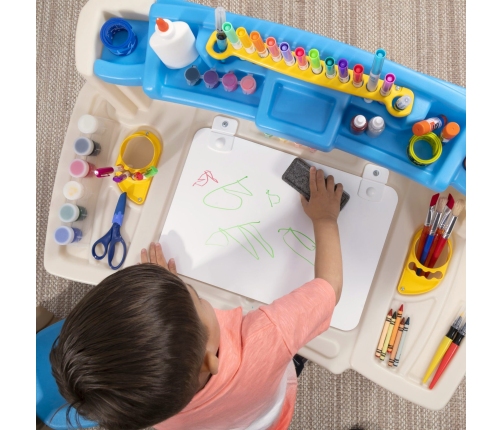 Step2 Biurko z Krzesełkiem Kącik plastyczny edukacyjny Delux