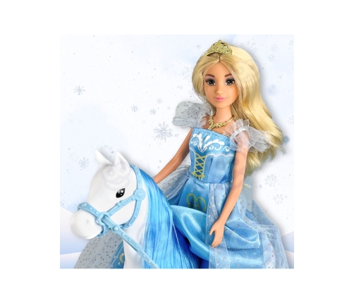 WOOPIE ROYAL Lalka Lodowa Księżniczka Lily i Magiczny Powóz Karoca Akcesoria