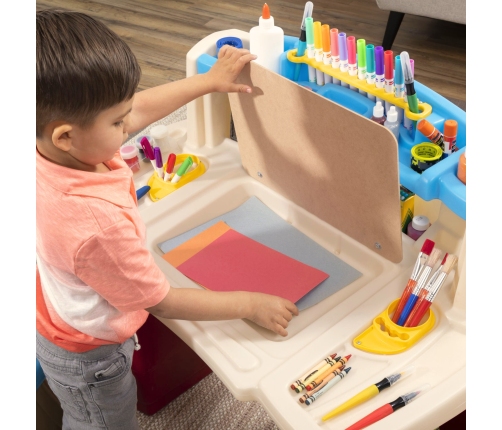 Step2 Biurko z Krzesełkiem Kącik plastyczny edukacyjny Delux