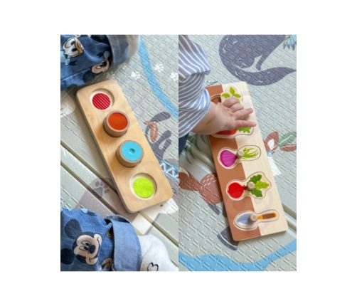 TOOKY TOY Box Pudełko XXL Montessori Edukacyjne 7w1 Sensoryczne 16-18 Mies.