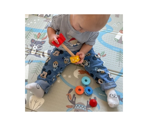 TOOKY TOY Box Pudełko XXL Montessori Edukacyjne 7w1 Sensoryczne 16-18 Mies.