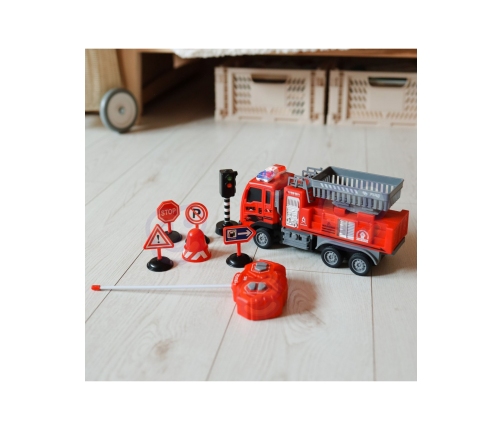 WOOPIE Zdalnie Sterowany Wóz Strażacki Podnośnik