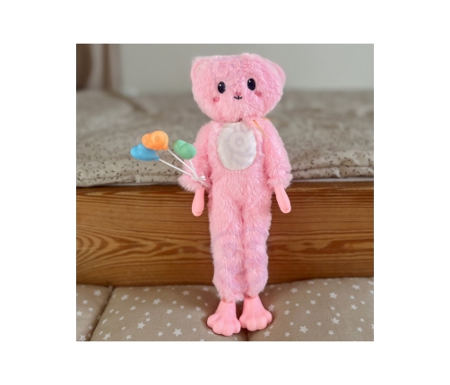 WOOPIE ROYAL Lalka w Przebraniu Różowego Misia Park Rozrywki