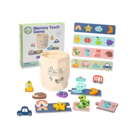 WOOPIE GREEN Układanka Sensoryczna Memory Kształty FSC