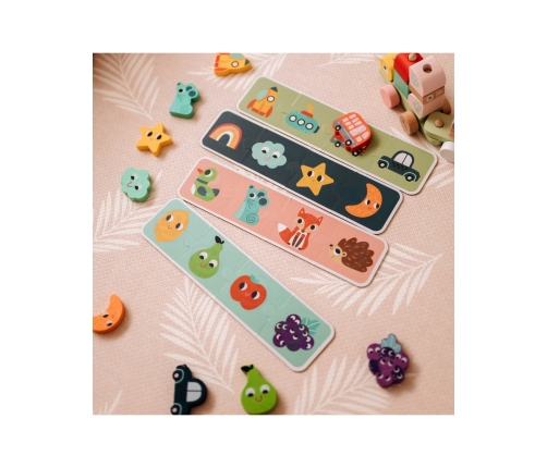 WOOPIE GREEN Układanka Sensoryczna Memory Kształty FSC