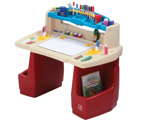 Step2 Biurko z Krzesełkiem Kącik plastyczny edukacyjny Delux