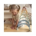 TOOKY TOY Pastelowa Układanka Drewniane Klocki Montessori Tęcza